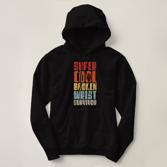 Sudadera Broken Wrist Survivor Hand Injury Recovery Arm Sur (Diseño del anverso)