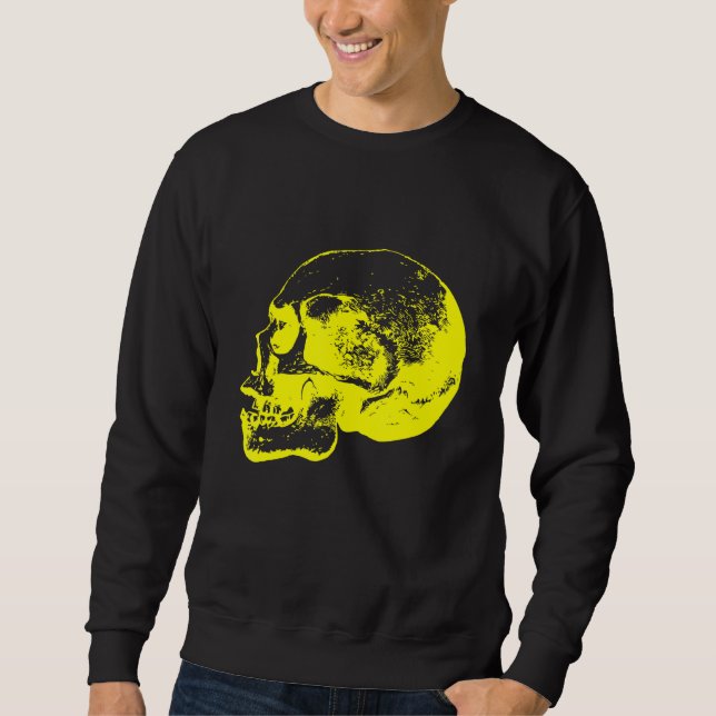 Sudadera Broker pirata de cráneo rockero varnitas muertas h (Anverso)