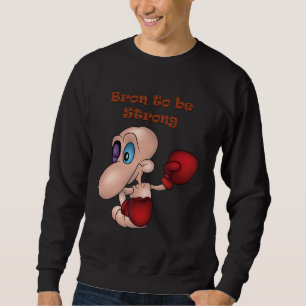 Sudadera Bron To Be Stron Worm Boxer Boxer Boxing Gantes
