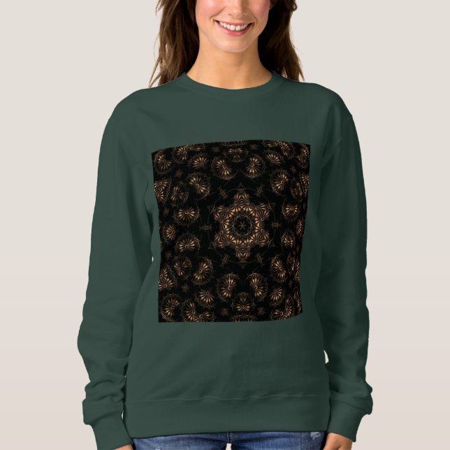 Sudadera Bronce Age Mandala (Anverso)