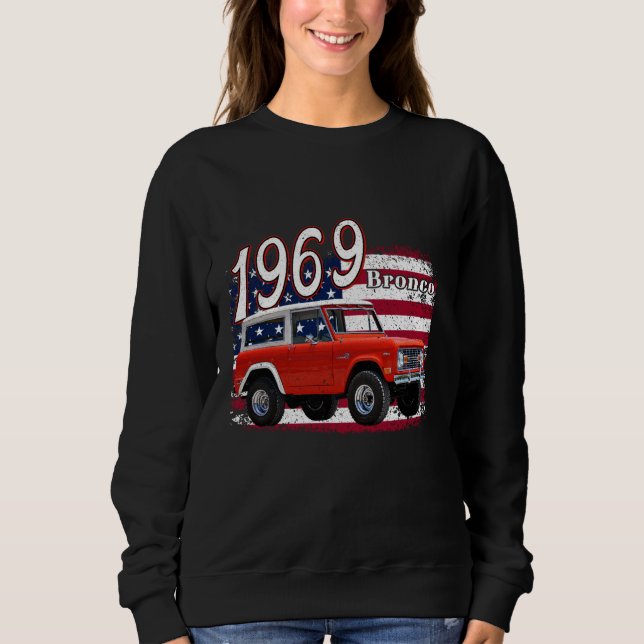 Sudadera Bronco SUV Car 1969 69 (Anverso)