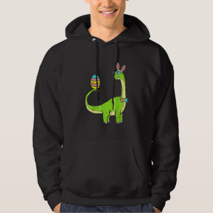 Sudadera Brontosaurus Bunny Ears Egg Easter Day Dinosaur Di