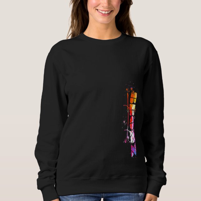 Sudadera Bronx Lettering Watercolor Bronx (Anverso)