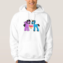 Brony Love Hoodie de tamaño masculino
