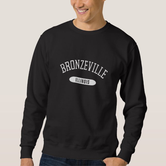 Sudadera Bronzeville Classic Style Bronzeville Illinois Il (Anverso)