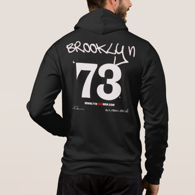 SUDADERA BROOKLYN 73 (elige solo colores oscuros) (Reverso)