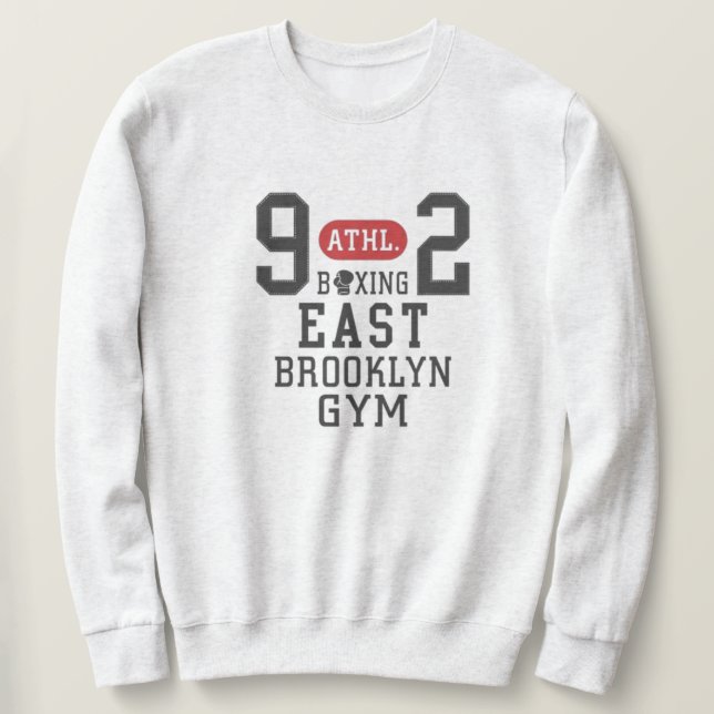 Sudadera Brooklyn boxing  varsity letter athletic (Anverso del diseño)