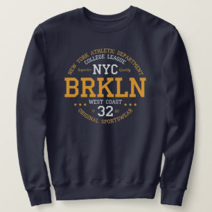 Sudadera Brooklyn New York NY Vintage Sports college tee
