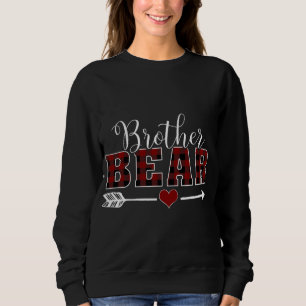 Sudadera Brother Bear Búfalo Plaid Arrow Heart Son Christm