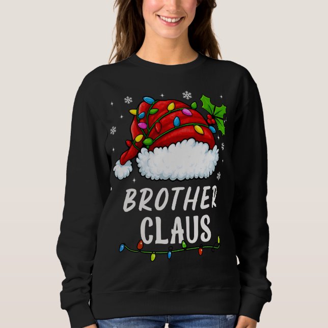 Sudadera BROTHER CLAUS Equipo de Navidades familiares coinc (Anverso)