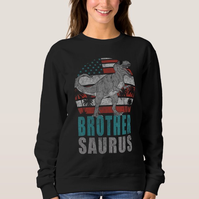 Sudadera Brothersaurus Rex Dinosaur Brother Saurus American (Anverso)