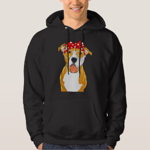 Sudadera Brown Pitbull Funny Pit Bull Mom
