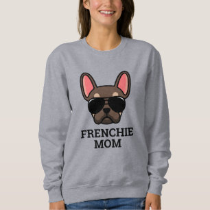 Sudadera Brown Tan Bulldog francés Frenchie Dog Mom