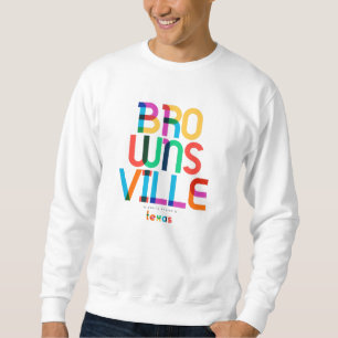 Sudadera Brownsville Texas Mid Century, Arte Pop,