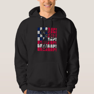 Sudadera Brraaap Motocross - Bandera Americana - Moto de Cr