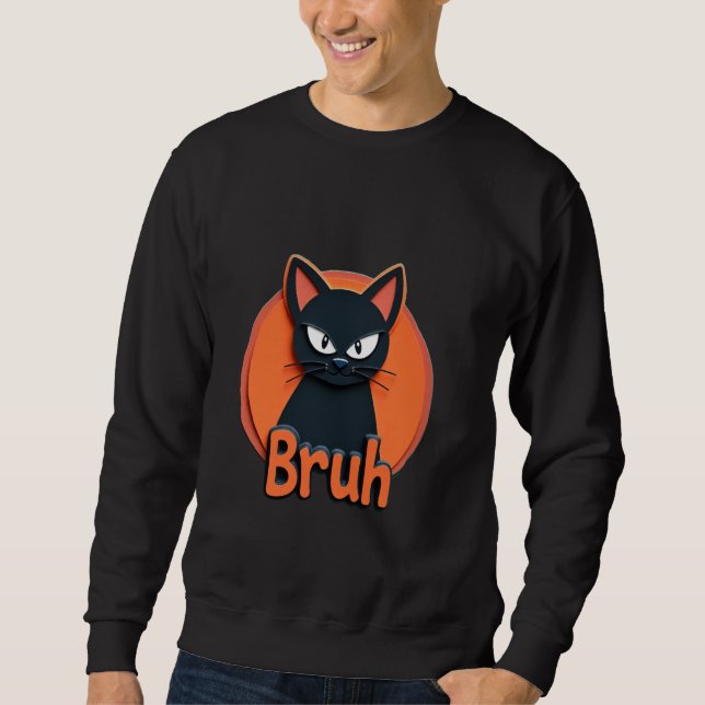 Sudadera Bruh dicho divertido meme Hermano Chico Chicas niñ (Anverso)