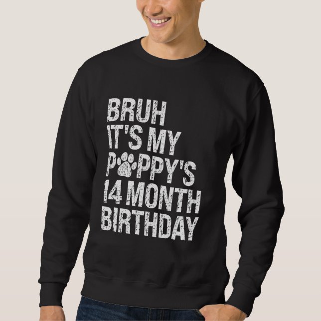 Sudadera Bruh es el amor de perro Mascota de cumpleaños de  (Anverso)