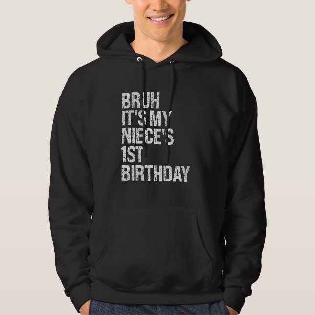 Sudadera Bruh es la princesa de mi sobrina de cumpleaños OM (Anverso)