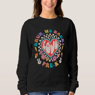 Sudadera Bruh respaldamos a la paz del profesor Retro Groov