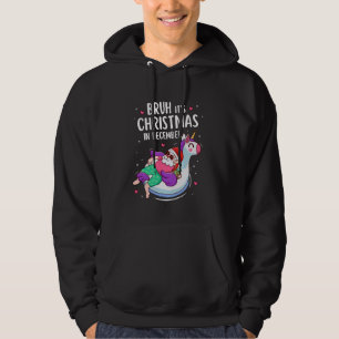Sudadera Bruh son Navidades en diciembre de Unicorn en Hawa