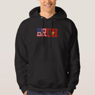 Sudadera Bruh USA Vietnam Bandera Norteamericana Vietnamita
