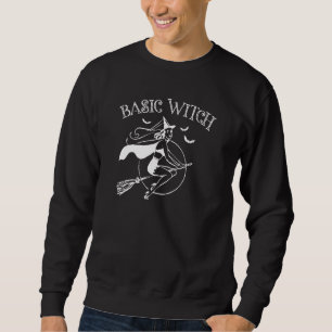Sudadera BRUJA BÁSICA  Halloween Chiste de Mamá Retrógrada 