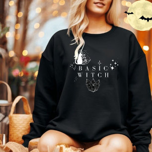 Sudadera Bruja Básica Mujeres Halloween Lindo