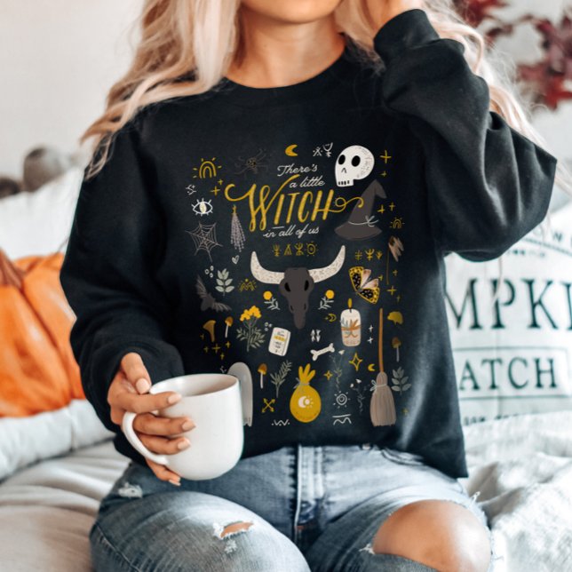 Sudadera Bruja botánica de Cute Halloween (Subido por el creador)