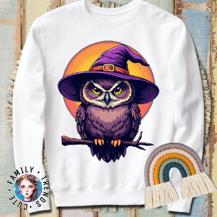 Sudadera Bruja Búho de Halloween
