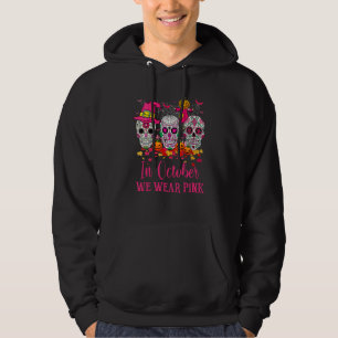 Sudadera Bruja de cráneo de azúcar de mujeres en octubre ll