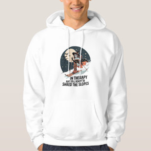 Sudadera Bruja de esquí retro arte de Halloween
