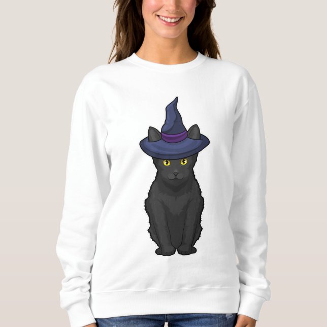 Sudadera Bruja de gato (Anverso)