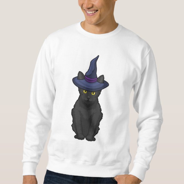 Sudadera Bruja de gato (Anverso)