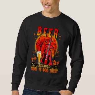 Sudadera Bruja de Guitarra Eléctrica Cerveza Boo Dice Juego