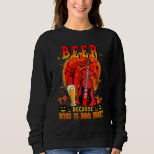 Sudadera Bruja de Guitarra Eléctrica Cerveza Boo Dice Juego