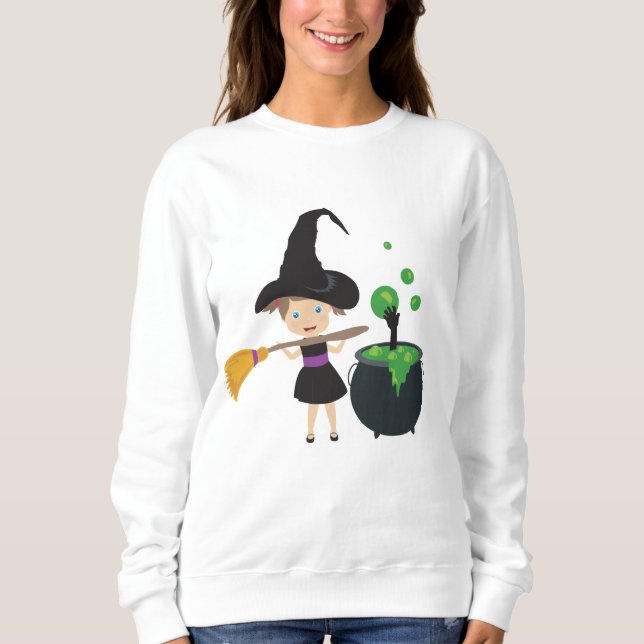Sudadera Bruja de Halloween (Anverso)