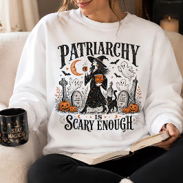 Sudadera Bruja de Halloween feminista El patriarcado es art
