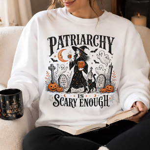 Sudadera Bruja de Halloween feminista El patriarcado es art