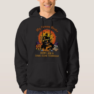 Sudadera Bruja de Halloween Técnica de Escena del Crimen co