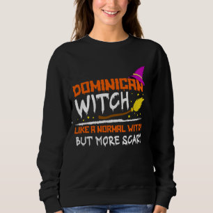 Sudadera Bruja dominicana de escarnio de Halloween