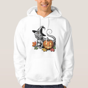 Sudadera Bruja dragón con barba y calabaza