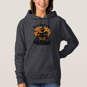 Sudadera Bruja Equipo Capataz Escoba Rota Diseño Halloween_