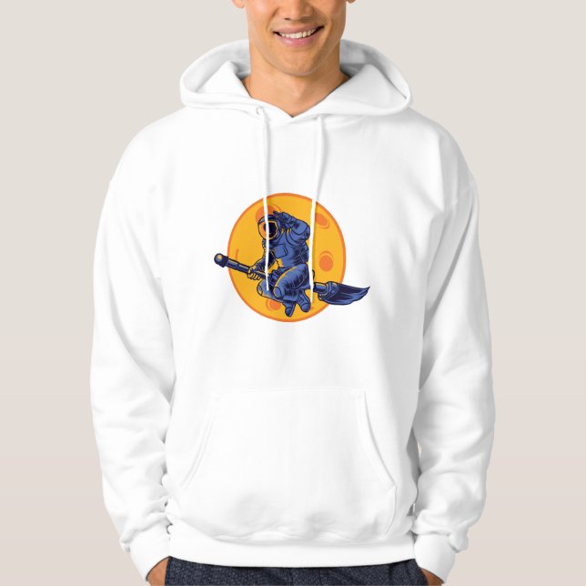 Sudadera Bruja Espacial (Anverso)