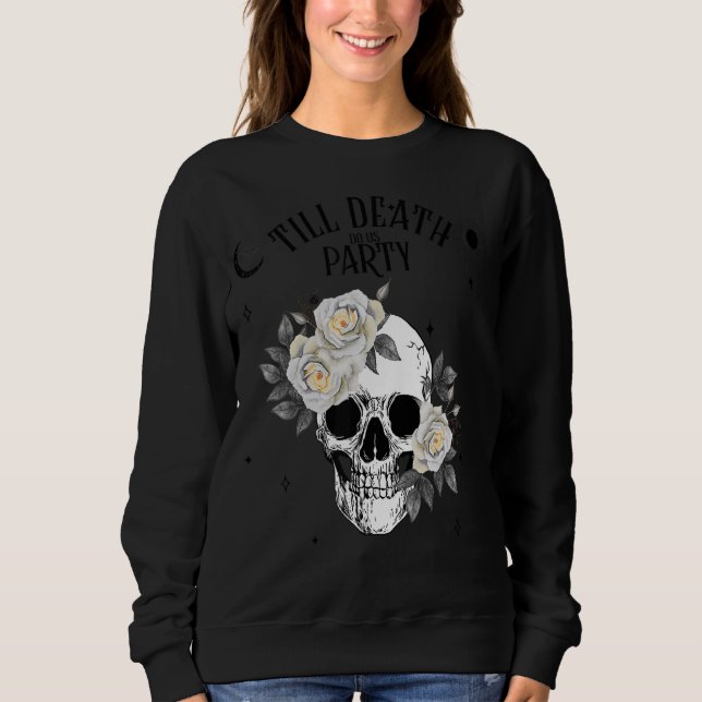 Sudadera Bruja gótica Tarot Celestial Bachelorette Matchin (Anverso)