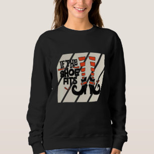 Sudadera Bruja Halloween si los zapatos encajan en la piern