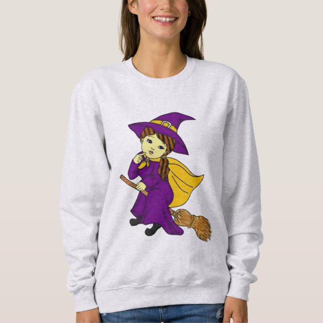 Sudadera Bruja Linda (Anverso)