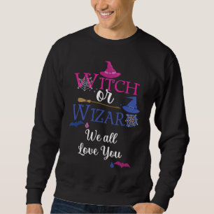 Sudadera Bruja o asistente Todos los amamos Parte revelador