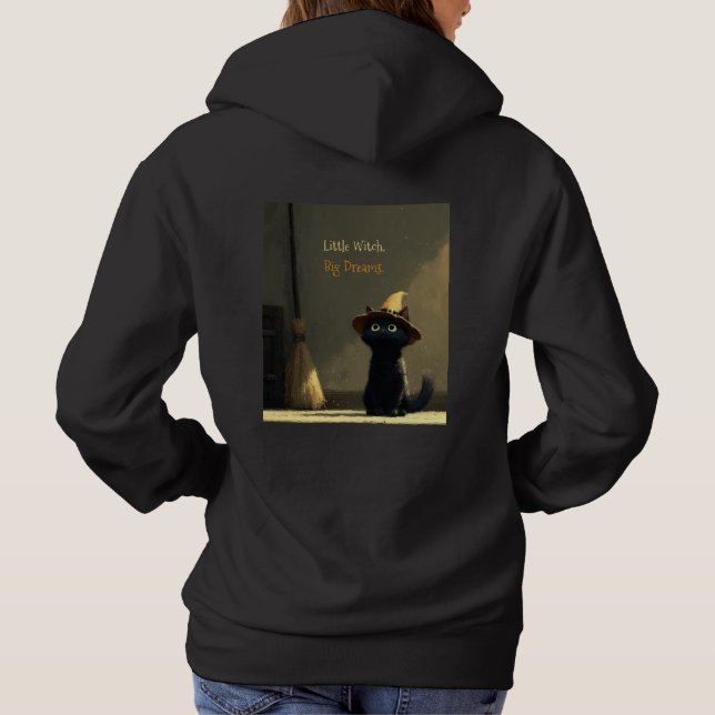 Sudadera Bruja Pequeña, Grandes Sueños (Reverso)