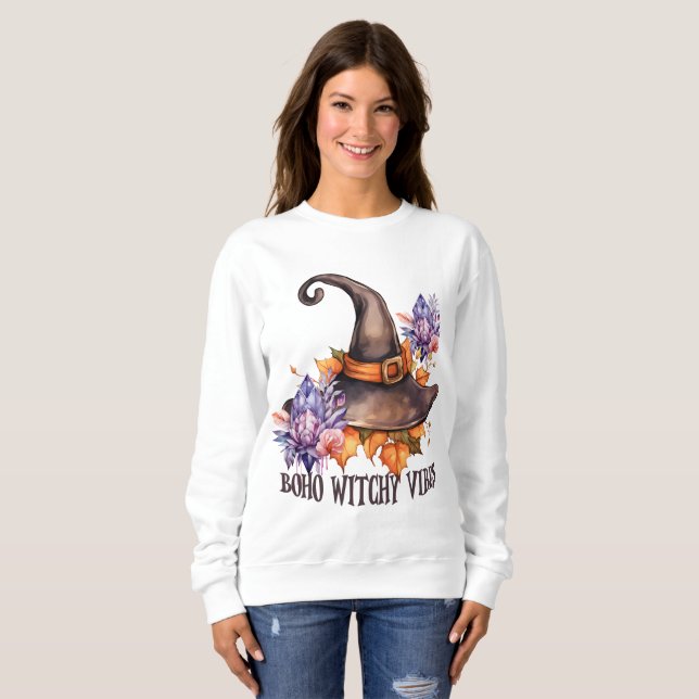 Sudadera Brujas Boho Vibes Halloween  (Anverso completo)