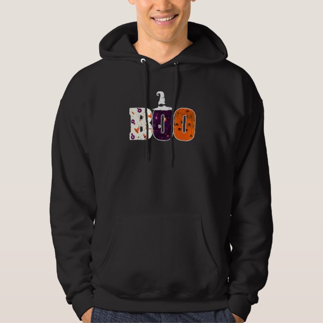 Sudadera Brujas Sombrero Brujas Halloween Araña Fantasma Br (Anverso)